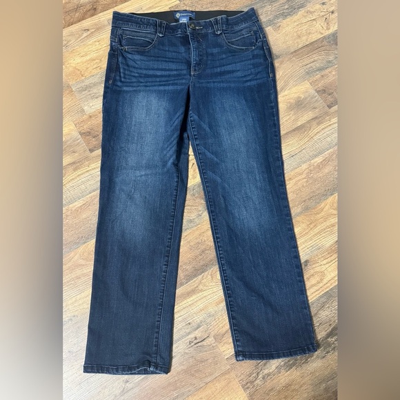 Democracy Ab Solution Dark Blue Women's Boot Cut Jeans - Picture 9 of 13